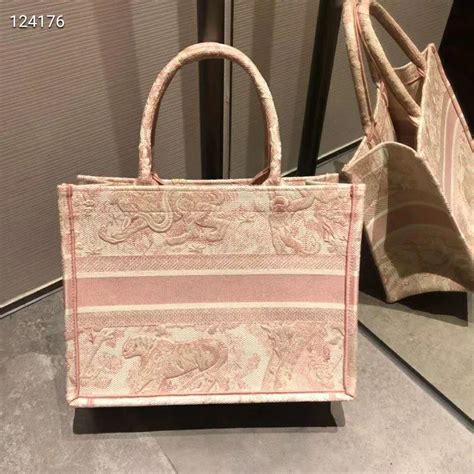 small dior book tote pink toile de jouy embroidery|DIOR.